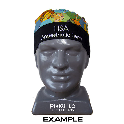 Scrub Hat (Halloween Pumpkins)