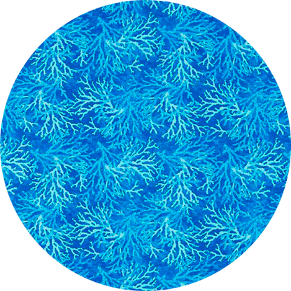 Scrub Hat (Coral Blue)