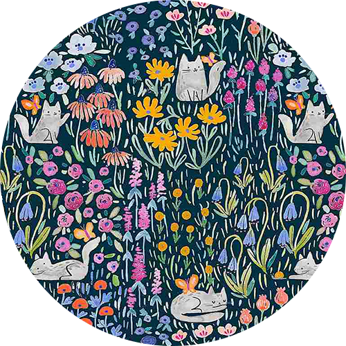 Scrub Hat (Kitty Garden)