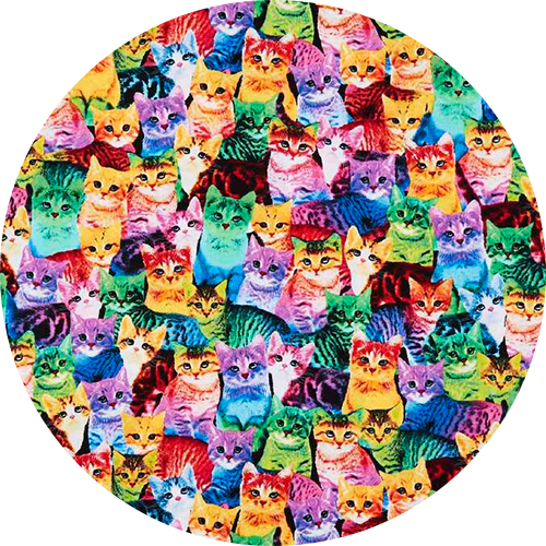 Scrub Hat (Rainbow Cats)